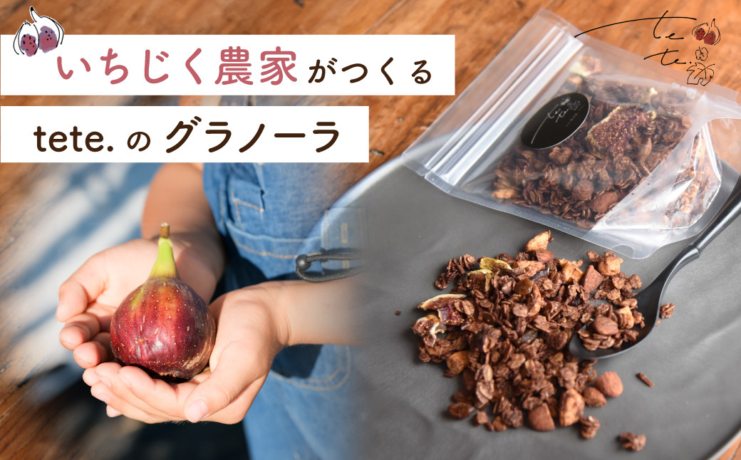 
            【年内発送】《先行予約》【令和6年産】内容量選べる tete.の グラノーラ | 無花果 イチジク 高級品 くだもの 果物 フルーツ ドライフルーツ 朝食 tete. [mt495] 2024年 年末 年内配送 年内お届け
          