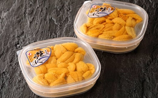 F-71004【12/17まで年内配送】 エゾバフンウニ塩水パック50～60g×2P