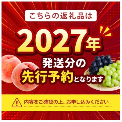 【2027年発送 先行受付】農家直送の桃　2kg【配送不可地域：離島】