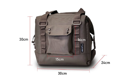 【 RATEL WORKS（ラーテルワークス） 】AURORA SOFT COOLER【S】GR(オーロラソフトクーラーSブラック) - 軽量＆保冷抜群、アウトドア最適クーラーボックス！