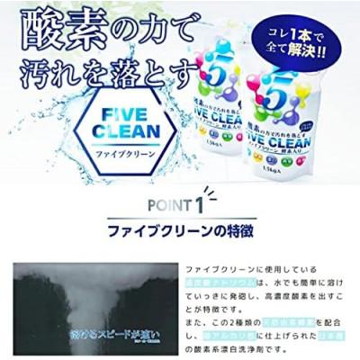 ふるさと納税 南丹市 ファイブクリーン　1.5kg　弱アルカリ性酸素系漂白洗浄剤【株式会社宮崎化学】 |  | 01