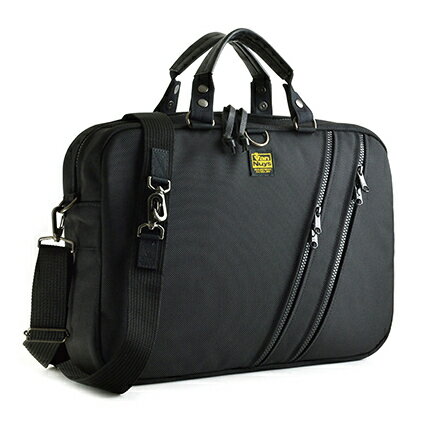 【ふるさと納税】縦横4wayブリーフケース　バンナイズ バリスティック ナイロン ブラック PC収納 耐久性 ワーク ファッション カバン バッグ