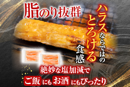 スモークサーモン2～3P(計400g)＆塩サーモンハラス220g×5P A-09121