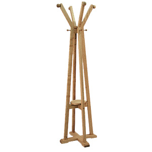 ハンガー ラック 服 コート 掛け 収納 おしゃれ 木製 木育 無垢材 国産 栗の木 栗材 インテリア ファッション 藤枝家具 木工品 日用品 遊木舎 G10 ポーチラック 静岡県 藤枝市 ( 収納ﾗ