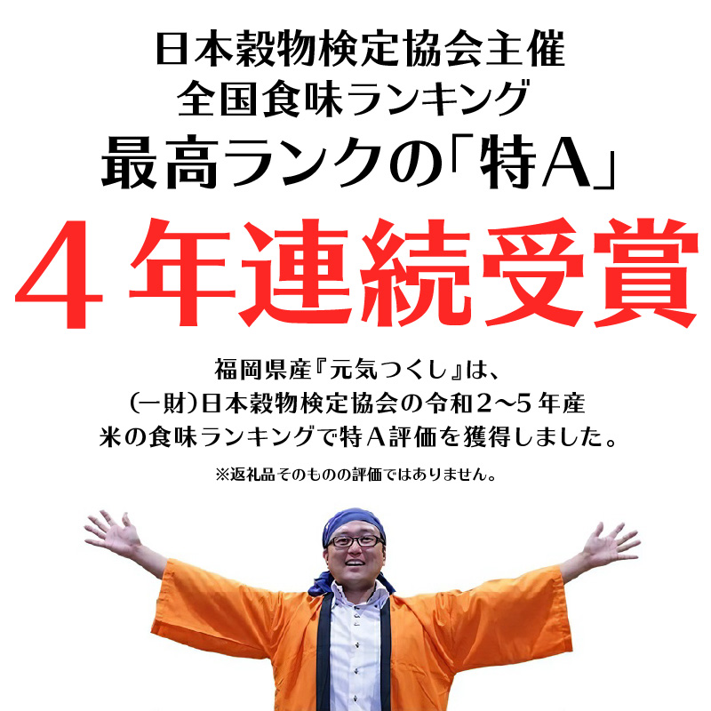 令和7年産　無洗米　福岡県産元気つくし 10kg_Gr032