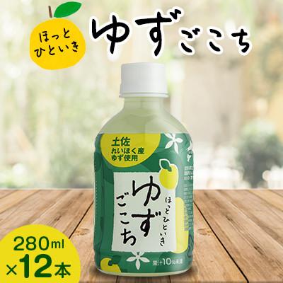 ふるさと納税 本山町 ほっとひといきゆずごこち　280ml×12本セット
