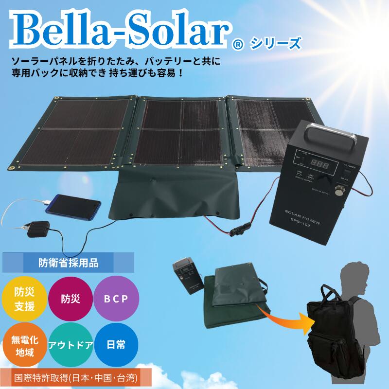 【ふるさと納税】折り畳み式ソーラーパネルと蓄電池【picoGrid＋】　防災グッズ・防災用品