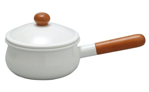 
            野田琺瑯 ポーチカ ソースパン 15cm【クラフト 民芸 人気 おすすめ 】
          