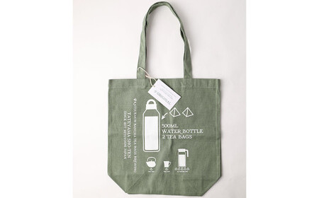 立山商店 勝右衛門 番茶 ＆ オリジナル エコバッグ (緑) 玉緑茶 ティーバッグ