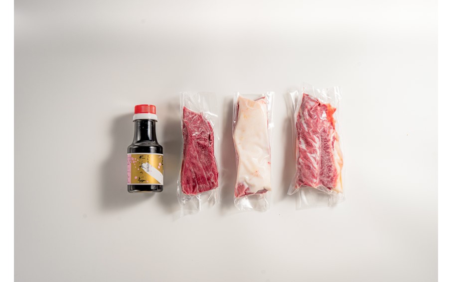 【厳選】馬刺し3種（赤身・フタエゴ・サガリ） 450g 馬刺し 馬肉 馬 肉刺し 専用醤油 150ml 人気部位 赤身 フタエゴ サガリ高級 熊本 阿蘇 南小国町 送料無料