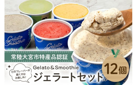 Gelato＆Smoothie ジェラート バラエティセット 12個