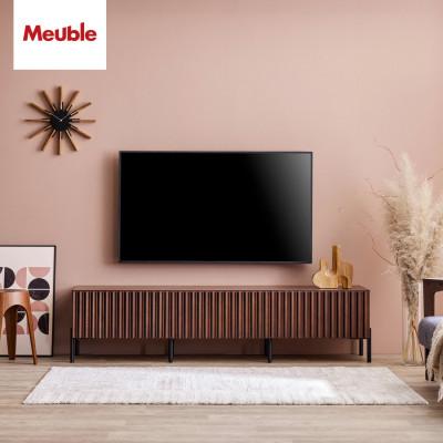 ふるさと納税 大川市 テレビボード 180cm ローボード ルーク2 ウォールナット 【モーブル/大川家具】