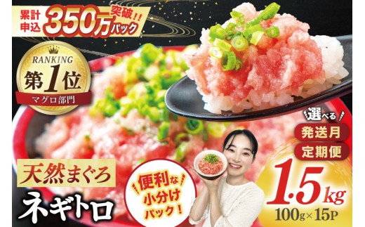 【5月発送】ネギトロ 15パック（計1.5kg）[静岡県 吉田町 22424262-5gatsu] ◎