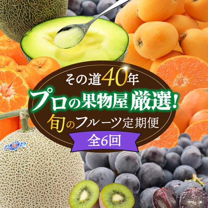 【ふるさと納税】【6回定期便 偶数月コース】＜2026年2月～初回発送＞フルーツ定期便 旬のフルーツをセット / ハウスびわ メロン ぶどう 巨峰 みかん など / 定期便 旬 フルーツ 果物 春フルーツ 夏フルーツ 秋フルーツ 冬フルーツ / 南島原市 / 贅沢宝庫 [SDZ022]