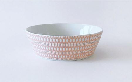 【波佐見焼】センティアラポール （ピンク・グレー） 20cm プレート 浅型 ボウル ペアセット 食器 皿 【西山】【NISHIYAMAJAPAN】 [CB116]  波佐見焼