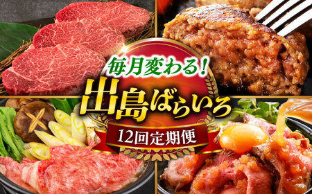 【12回定期便】　毎月お届け内容が変わる！長崎和牛出島ばらいろぴったり100万円定期便 長与町/岩永ホルモン[EAX212]
