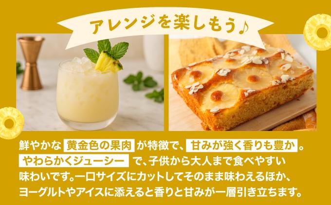 訳あり 石垣島産 ゴールデンパイン 約4kg（3～8個）＜先行予約＞【2027年6月から順次発送】| ふるさと納税 パイナップル 産地直送 フルーツ 果物 パイン 石垣 沖縄 沖縄県石垣市 石垣島 K