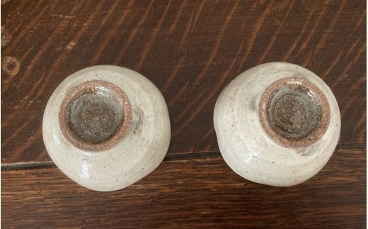 陶房ふくなが 粉引 花小鉢 2個セット（2066R）_イメージ4
