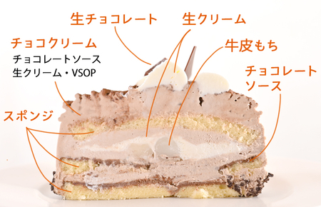 生チョコモンブラン （冷凍ケーキ） 12cm×1台