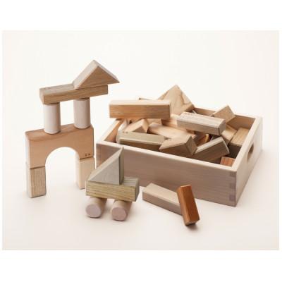 ふるさと納税 高山市 オークヴィレッジの寄木の積木(木箱入り)　AH004 |  | 02