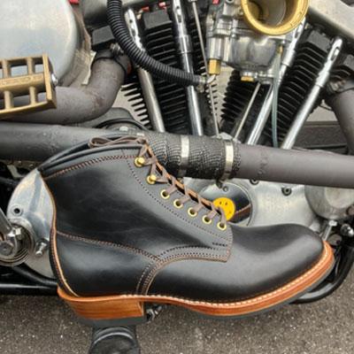 ふるさと納税 小牧市 ハンドメイド6インチレースアップブーツ　金具:シルバー　サイズ28.0cm[212M03-27] |  | 02