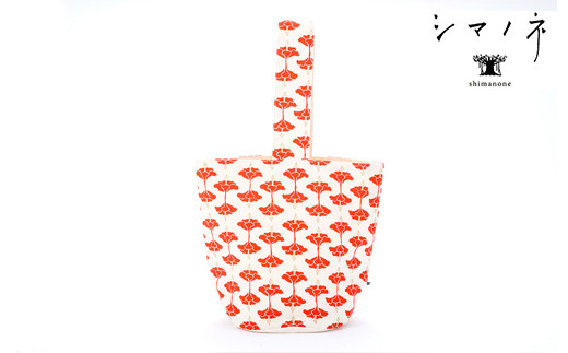 
                  ＜シマノネ＞バケツトート　吉祥ハイビスカス
                