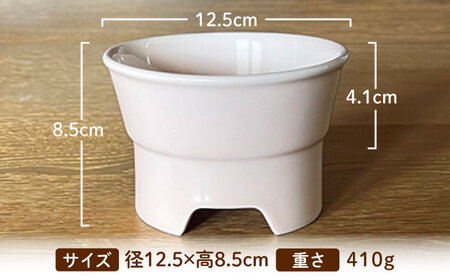美濃焼　陶器製ペット用フードボウル【丸高台フードボウル(S/ピーチ)pet96】【1427407】