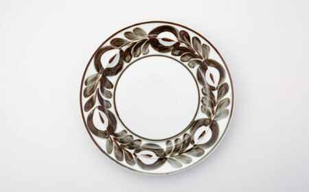 【波佐見焼】mawaribana プレート（大） 2点セット ブラウン【アイユー】[UA50]