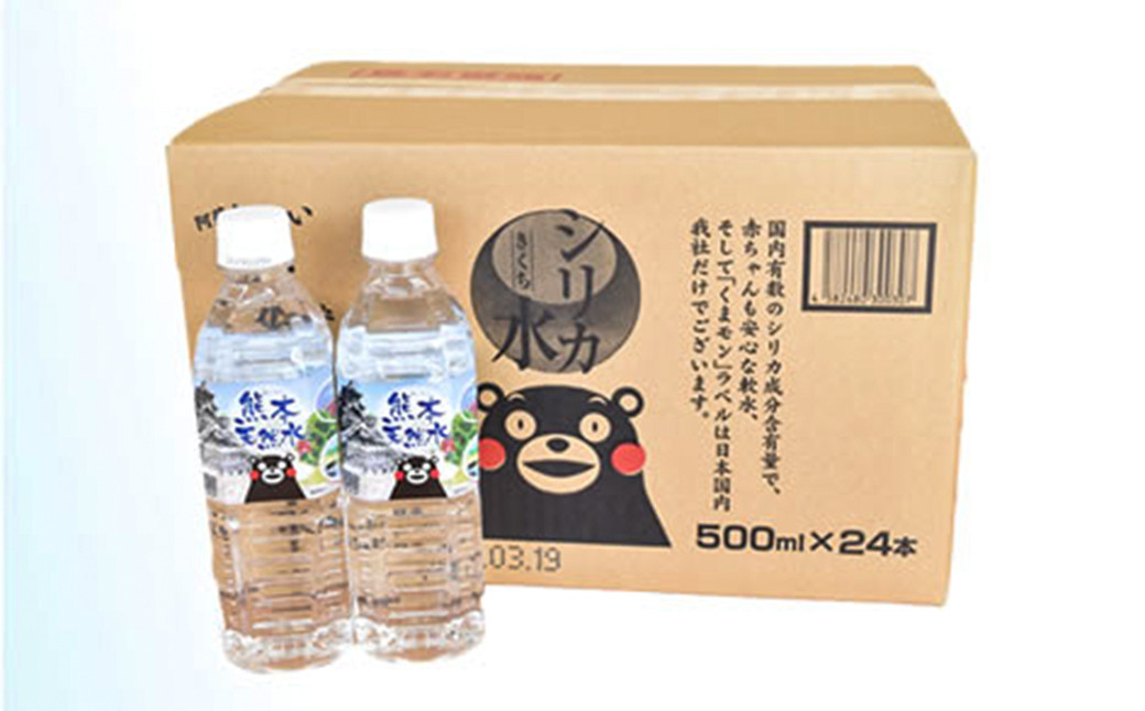 【定期便6回】シリカ天然水 500ml×42本