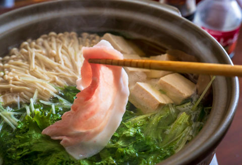 飛騨納豆喰豚ロース（400g）ばら（350g）しゃぶしゃぶセット 計750g  豚肉 なっとく豚【11-5】【冷凍】