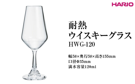 HARIO 耐熱ウイスキーグラス HWG-120 ※離島への配送不可_FI84