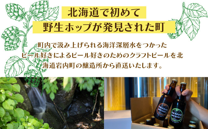 IWANAI BREWERY＆HOTEL クラフトビール 飲み比べ12本セット