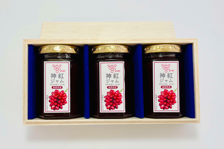 島根はまだの神紅ジャム 木箱入り ジャム フルーツジャム 神紅 ぶどう ブドウ ぶどうジャム 贈り物 贈答品 【032_2068】