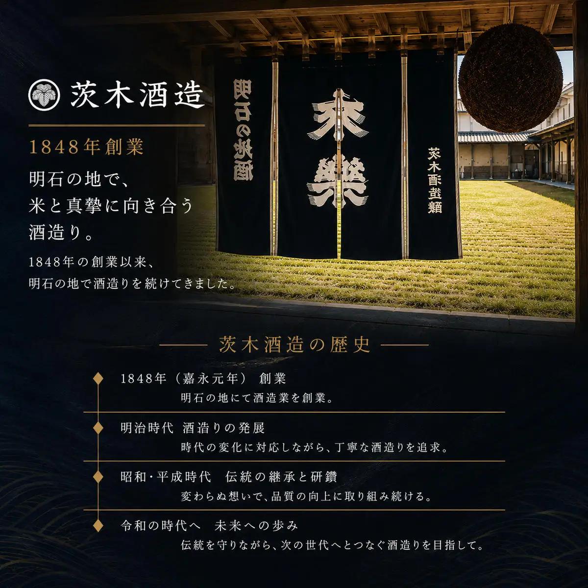 プレミアムな香りとキレ 茨木酒造「 来楽 純米大吟醸35 」 720ml × 12本　純米大吟醸 酒 お酒 日本酒 大吟醸 冷酒 兵庫県 明石市