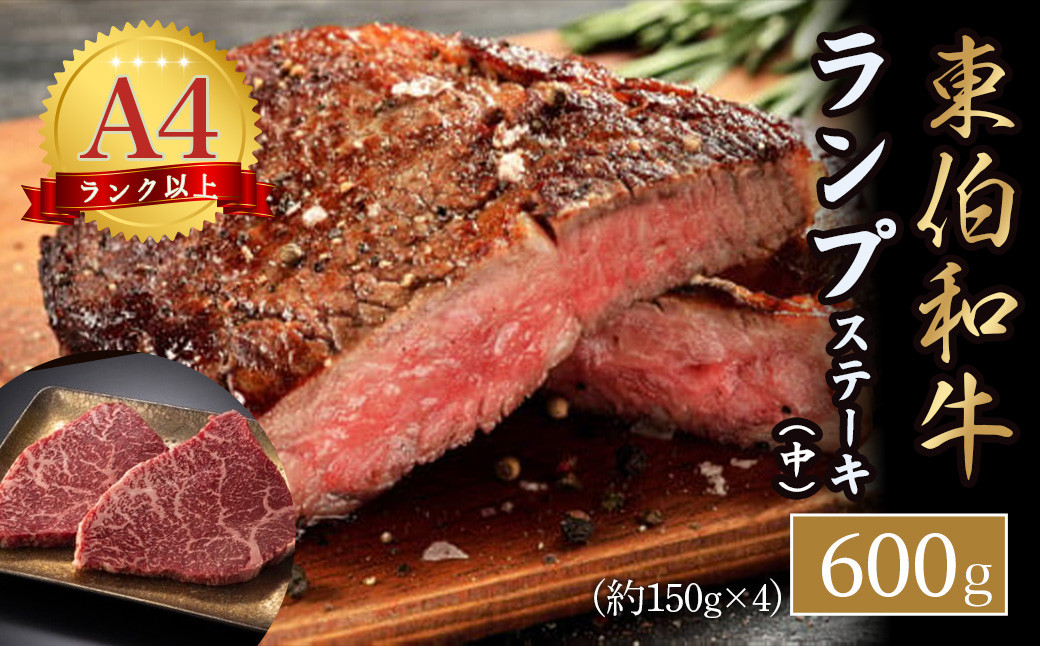 
                  東伯和牛ランプステーキ（中） 国産 牛肉 和牛 黒毛和牛 ランプ ステーキ 鳥取県 倉吉市
                