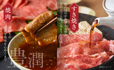 飛騨牛 カルビ(焼肉)・霜降りスライス 600g（150g×各２パック） 冷凍真空パック | 肉 お肉 焼肉 焼き肉 やきにく すき焼き すきやき しゃぶしゃぶ 黒毛和牛 和牛 個包装 小分け 人気 
