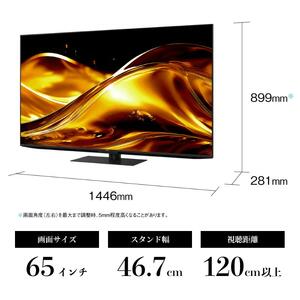 テレビ 65型 4K mini LEDテレビ シャープ SHARP AQUOS アクオス 65V型 4T-C65HV1 Google TV YouTube Netflix 内蔵 大画面 高画質 高音質