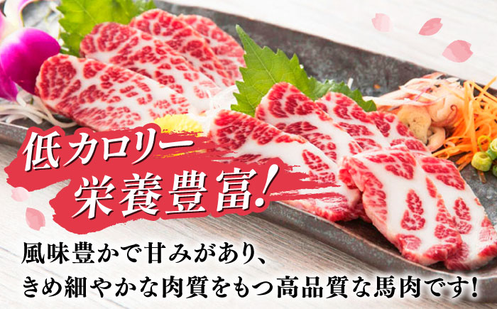 【全6回定期便】馬刺し 2種 計600g (大トロ 中トロ)各300g【山都町（桜屋）】 [YBW105]