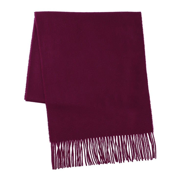 カシミヤ100% ウェーブマフラー ローズ｜高級素材 軽量 なめらかな肌触り 寒さ対策 確かな技術 日本製 [4027]