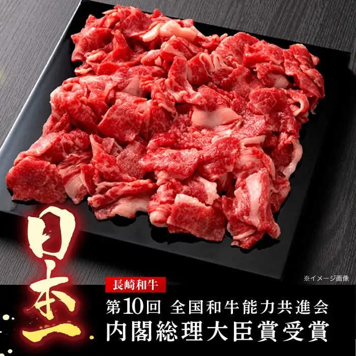 【12回定期便】長崎和牛 切り落とし 600g(300g×2)[OCD020]