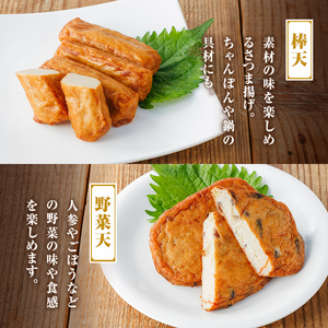 【A10006】《真空パック》老舗の味！さつま揚げ・かまぼこセットH(5種) 鹿児島 さつまあげ さつま揚げ 薩摩揚げ つきあげ 蒲鉾 練り物 ねりもの おかず おつまみ お惣菜 平天 セット 食べ比