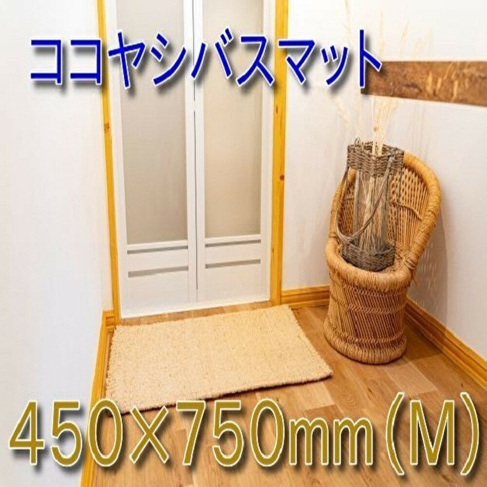 【ふるさと納税】ココヤシ湯上りマット(M) 45cm×75cm | マット 家具 インテリア 玄関 屋外 人気 おすすめ 送料無料