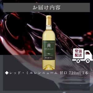 岩の原ワイン ミルレンニューム 甘口720ml 岩の原ワイン