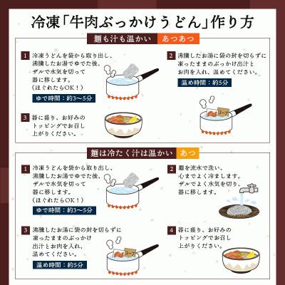 ふるさと納税 丸亀市 冷凍 讃岐うどん 肉ぶっかけ 1人前×2セット 綿谷 |  | 01