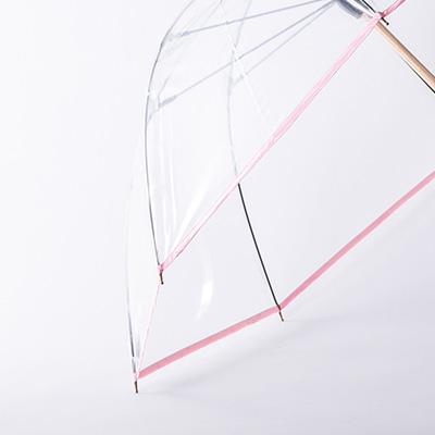 ふるさと納税 旭市 高級透明傘　縁結雅　PI(ピンク) |  | 02