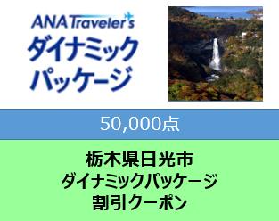 栃木県日光市ANAトラベラーズダイナミックパッケージ割引クーポン50000点分
