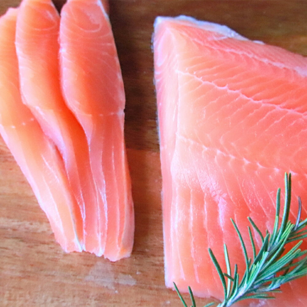 【ふるさと納税】渓流サーモン　お刺身フィーレ　1kg【配送不可地域：沖縄・離島】