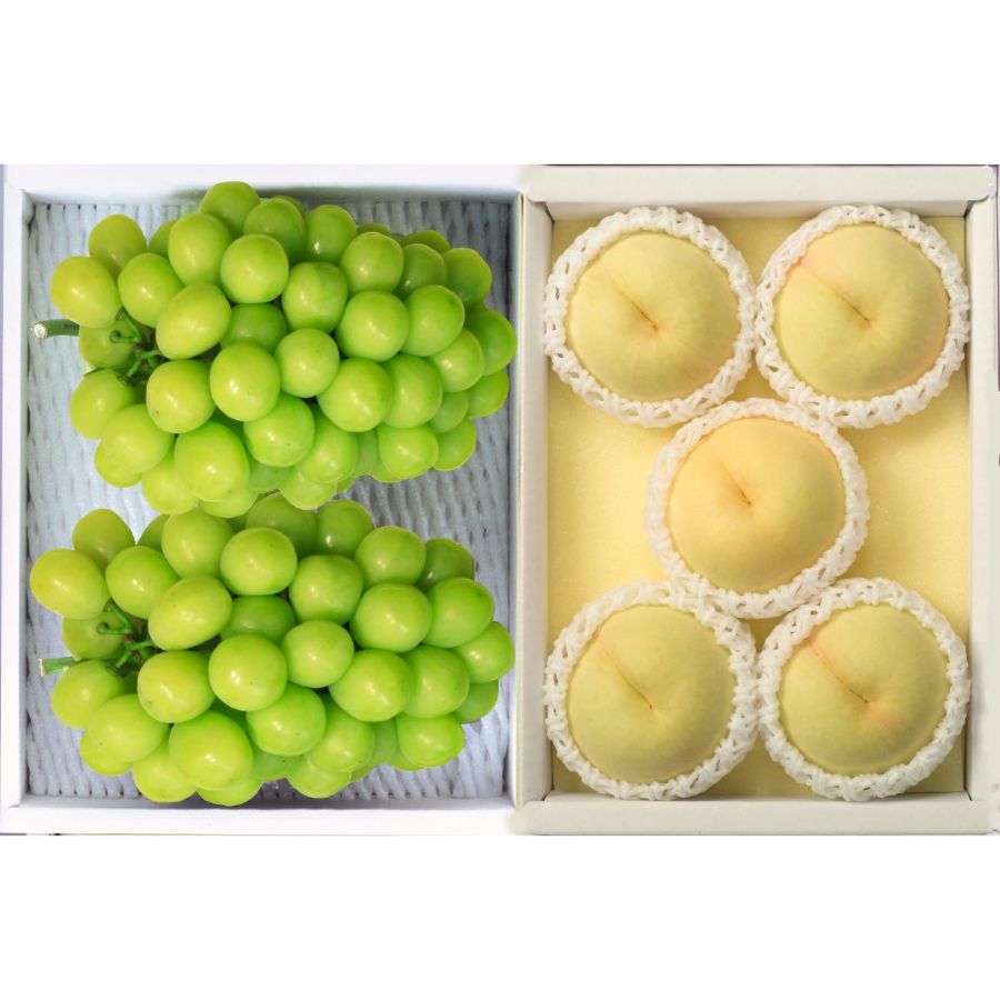 ＜環山堂＞岡山白桃とシャインマスカット