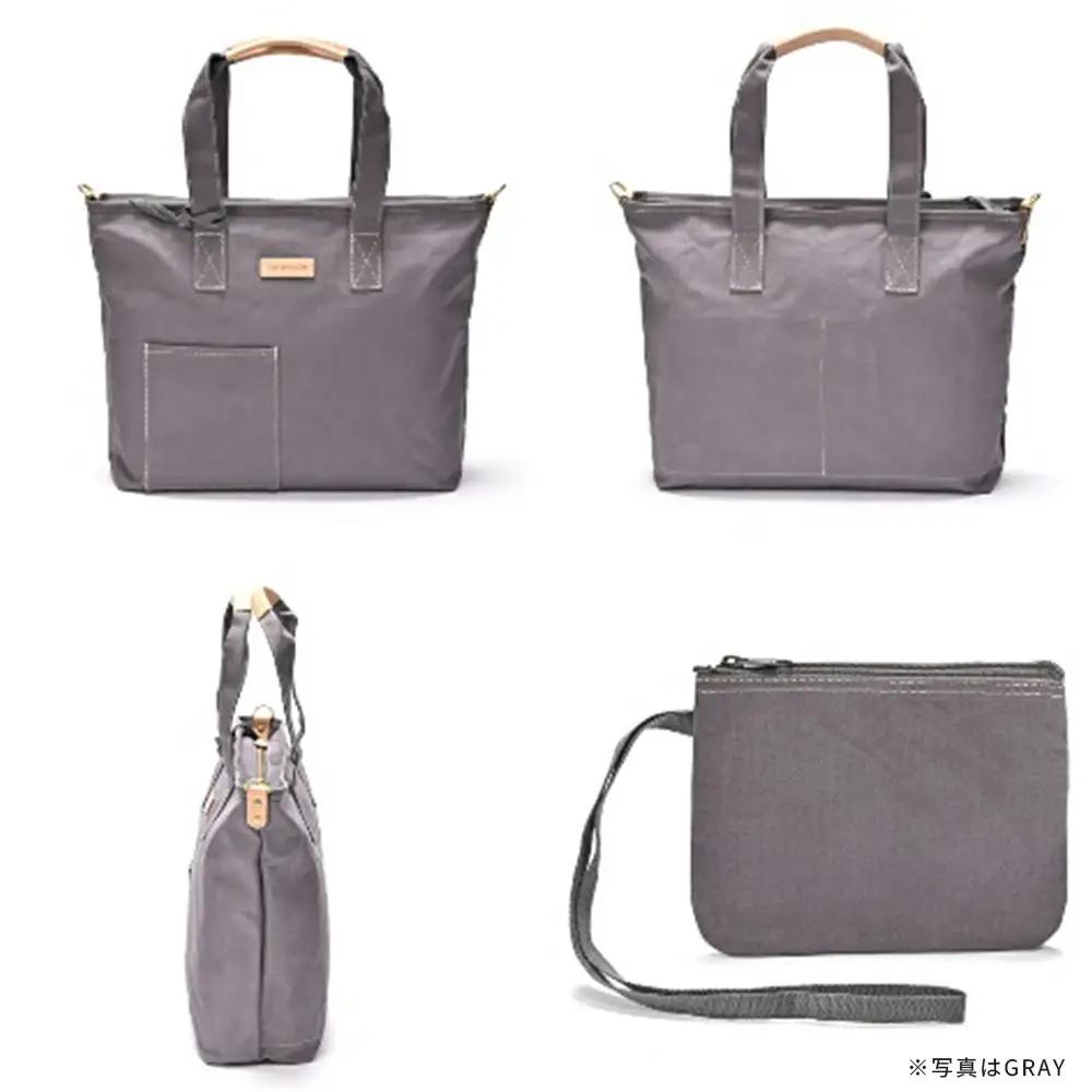 2WAYトート　グレー　【12203-0380-4】
