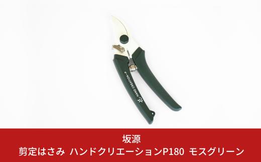 剪定はさみ ハンドクリエーションP180 モスグリーン 花ハサミ 園芸ハサミ 生花用 園芸用品 ガーデニング用品 [坂源] 10000円以下 1万円以下 【010S387】